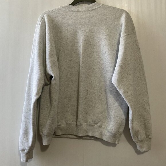 VTG Lee “Construction Workers Do It All”Heavyweight Gray Sweater Pullover XL USA - Picture 3 of 13